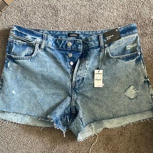 Express high waisted shorts